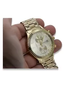 Gold men's watch Geneve ★ zlotychlopak.pl ★ Gold purity 585 333 Low Price!