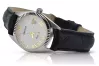 Часы Lady Geneve из белого золота 14 карат с жемчужным циферблатом lw020wdpr