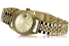 Or jaune 14k Geneve dame 0.25ct Montre diamant lwd078ydgautolbw008y