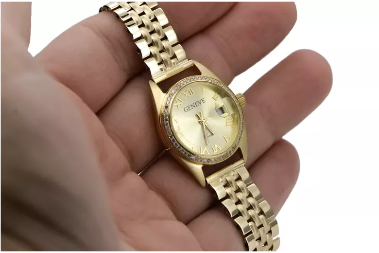 Montre hommes d'or Geneve ★ https://zlotychlopak.pl/fr/ ★ Pureté d'or 585 333 Low Price!