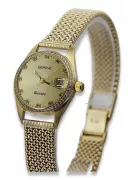 Gold men's watch Geneve ★ zlotychlopak.pl ★ Gold purity 585 333 Low Price!