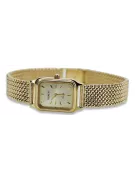 copie de Genève Montre pour femme en or 14 carats avec bracelet Lw023y & lbw004y