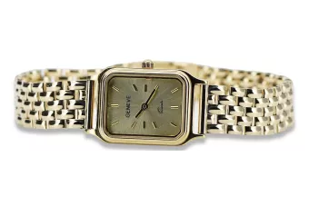 Копія Golden Women's Watch за допомогою браслета 14K Geneve LW023Y & LBW008Y