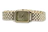 copie de Golden Women's Watch avec Bracelet 14K Geneve LW023Y & LBW008Y