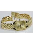 Goldene Herrenuhr Geneve ★ zlotychlopak.pl ★ Gold Reinheit 585 333 Niedriger Preis!