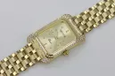 Gold men's watch Geneve ★ zlotychlopak.pl ★ Gold purity 585 333 Low Price!