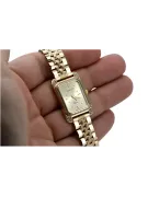 Goldene Herrenuhr Geneve ★ zlotychlopak.pl ★ Gold Reinheit 585 333 Niedriger Preis!