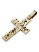 Golden Catholic Cross ★ russiangold.com ★ Gold 585 333 Niedriger Preis