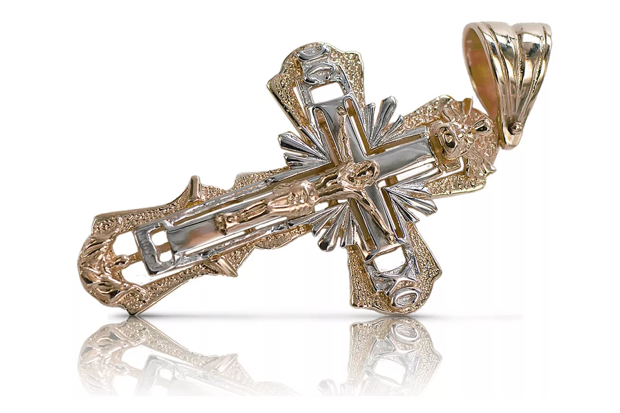 Croix ★ orthodoxe d’or russiangold.com ★ or 585 333 Prix bas