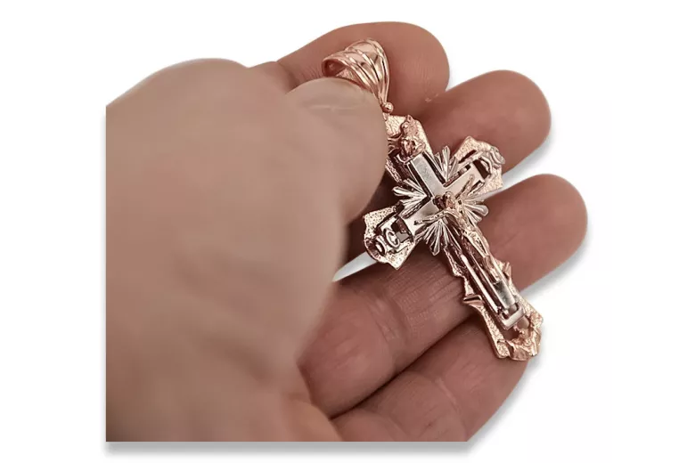 Gold Orthodox Cross ★ russiangold.com ★ Gold 585 333 Niedriger Preis