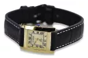 Gold men's watch Geneve ★ zlotychlopak.pl ★ Gold purity 585 333 Low Price!