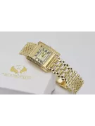 Gold men's watch Geneve ★ zlotychlopak.pl ★ Gold purity 585 333 Low Price!