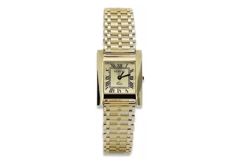 Reloj para hombres de oro Geneve ★ https://zlotychlopak.pl/es/ ★ Pureza de oro 585 333 Precio bajo!