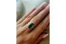 Russische Sowjetrose 14k 585 gold Alexandrite Ruby Emerald Saphir Zircon Ring vrc014