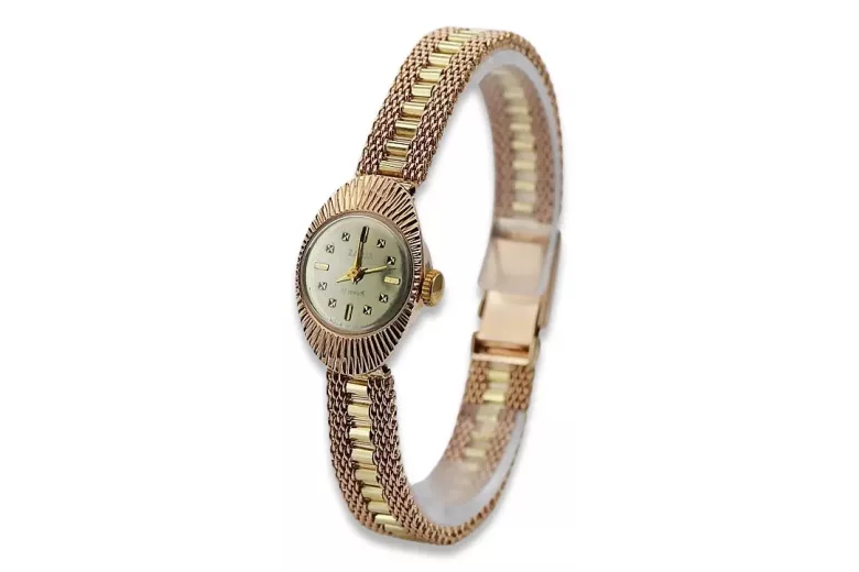 Gold Ladies watch ★ https://zlotychlopak.pl/fr/ ★ Pureté d'or 585 333 Low price!