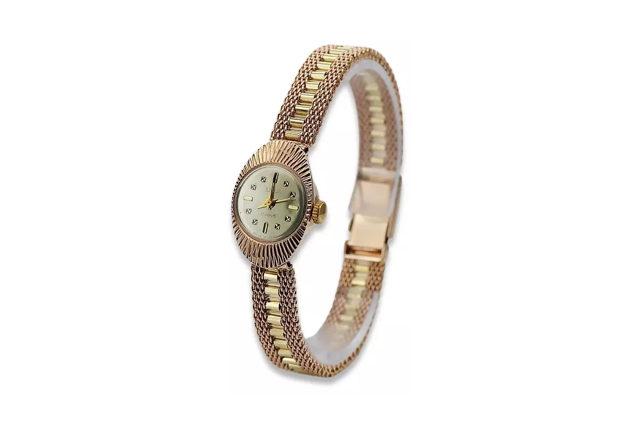 Gold Ladies watch ★ https://zlotychlopak.pl/fr/ ★ Pureté d'or 585 333 Low price!