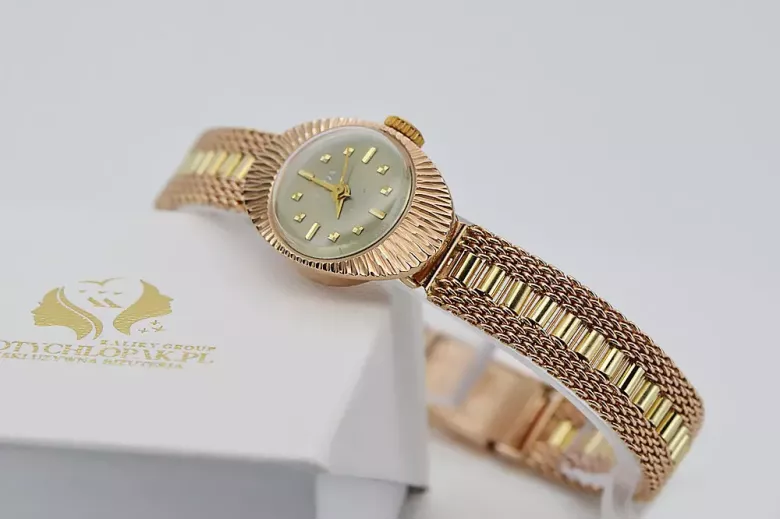 Gold Ladies watch ★ https://zlotychlopak.pl/fr/ ★ Pureté d'or 585 333 Low price!