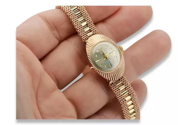 Gold Ladies watch ★ https://zlotychlopak.pl/fr/ ★ Pureté d'or 585 333 Low price!