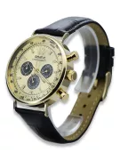 Reloj de hombre amarillo 14k 585 oro Geneve mw012y-gb