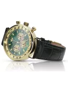 Reloj de hombre amarillo 14k 585 oro Geneve mw012y-gr