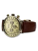 Elegante Herren-Goldarmbanduhr 14k 585 Geneve mw012y-y