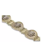 Yellow rose gold bracelet ★ russiangold.com ★ Gold 585 333 Low price