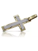 Cruz Católica de Oro ★ russiangold.com ★ Oro 585 333 Precio bajo