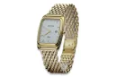 Gold men's watch Geneve ★ zlotychlopak.pl ★ Gold purity 585 333 Low Price!