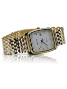 Goldene Herrenuhr Geneve ★ zlotychlopak.pl ★ Gold Reinheit 585 333 Niedriger Preis!