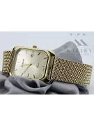 Gold men's watch Geneve ★ zlotychlopak.pl ★ Gold purity 585 333 Low Price!