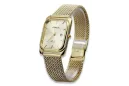 Gold men's watch Geneve ★ zlotychlopak.pl ★ Gold purity 585 333 Low Price!