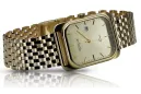 Gold men's watch Geneve ★ zlotychlopak.pl ★ Gold purity 585 333 Low Price!