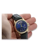 Reloj para hombres de oro Geneve ★ https://zlotychlopak.pl/es/ ★ Pureza de oro 585 333 Precio bajo!