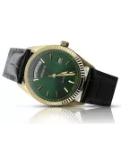 Gold men's watch Geneve ★ zlotychlopak.pl ★ Gold purity 585 333 Low Price!