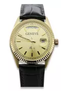 Gold Men's Watch Geneve ★ Zlotychlopak.pl ★ Gold Reinheit 585 333 niedriger Preis!