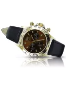 Gold men's watch Geneve ★ zlotychlopak.pl ★ Gold purity 585 333 Low Price!