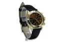 Gold men's watch Geneve ★ zlotychlopak.pl ★ Gold purity 585 333 Low Price!