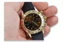 Gold men's watch Geneve ★ zlotychlopak.pl ★ Gold purity 585 333 Low Price!