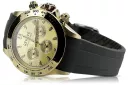 Gold men's watch Geneve ★ zlotychlopak.pl ★ Gold purity 585 333 Low Price!