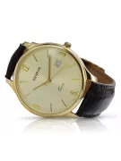 14k Gelbe Herren Geneve Uhr mw017ydy