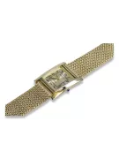 Gold men's watch Geneve ★ zlotychlopak.pl ★ Gold purity 585 333 Low Price!