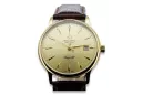 Montre homme Atlantic en or jaune 14 carats 585 mw003y