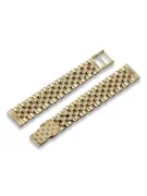 Yellow rose gold watch bracelet ★ russiangold.com ★ Gold 585 333 Low price