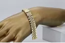 Yellow rose gold watch bracelet ★ russiangold.com ★ Gold 585 333 Low price