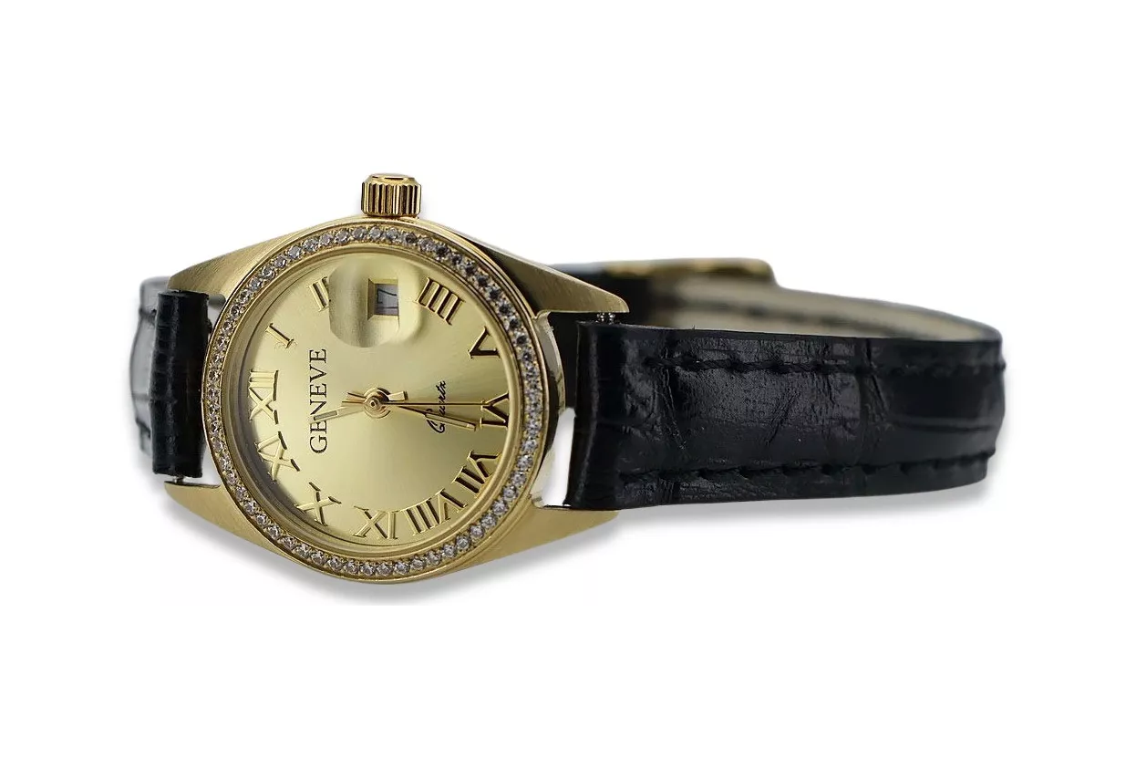 Gold ladies watch ★ zlotychlopak.pl ★ Gold purity 585 333 Low price!