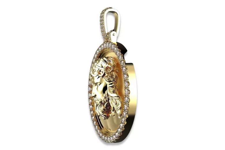 Pendentif d'or ★ https://zlotychlopak.pl/fr/ ★ échantillon d'or 585 333 bas prix