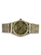 Gold men's watch Geneve ★ zlotychlopak.pl ★ Gold purity 585 333 Low Price!