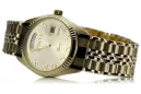 Gold men's watch Geneve ★ zlotychlopak.pl ★ Gold purity 585 333 Low Price!