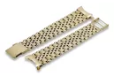 Yellow 14k gold man's Rolex style watch bracelet mbw019yo