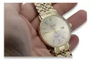 Gold men's watch Geneve ★ zlotychlopak.pl ★ Gold purity 585 333 Low Price!